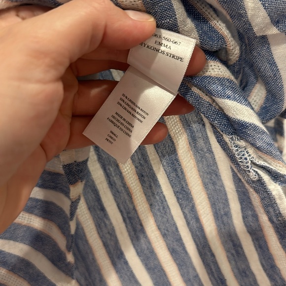 Rails Emma linen tie waist dress - Picture 4 of 5